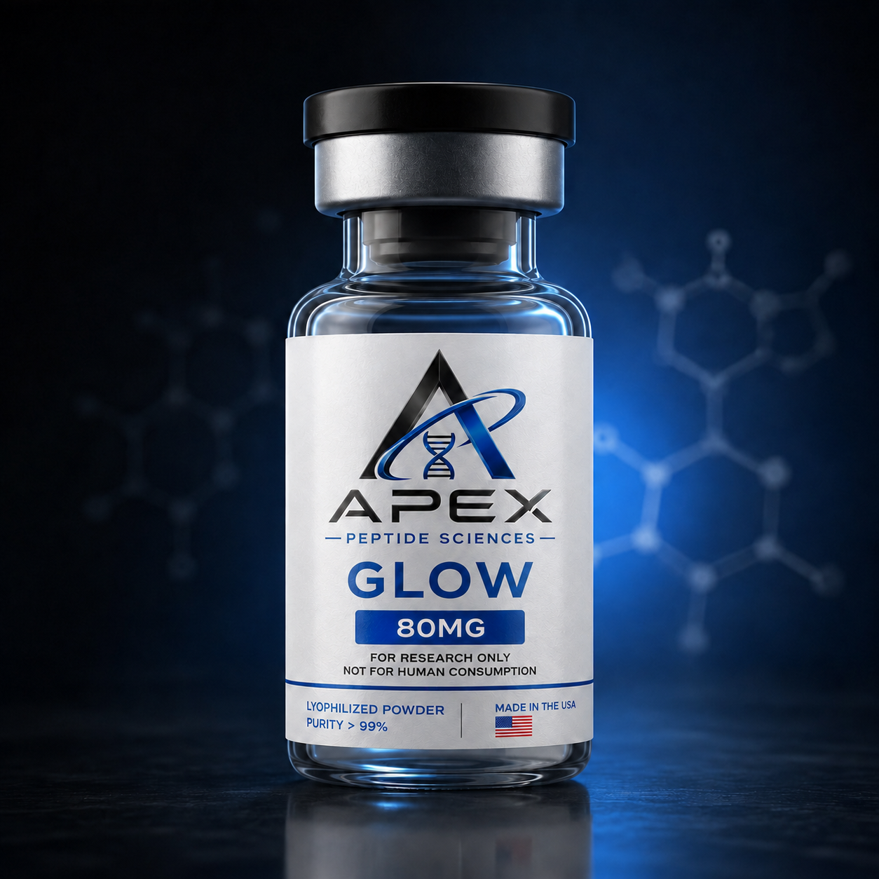 GLOW (TB 10mg+ Bpc-157 10mg + GHK 50mg)